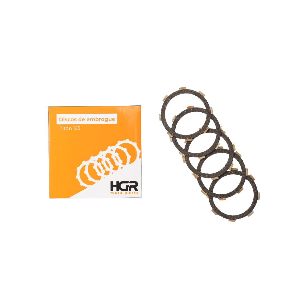 DISCOS DE EMBRAGUE TITAN 125 (X5)